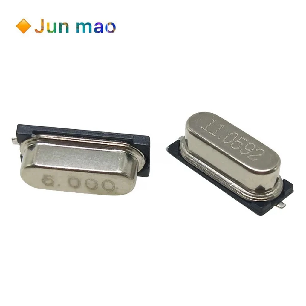 Surface mount HC-49S passive crystal oscillator 3.579545M 3.57M 3.579M 4M 6M 7.3728M