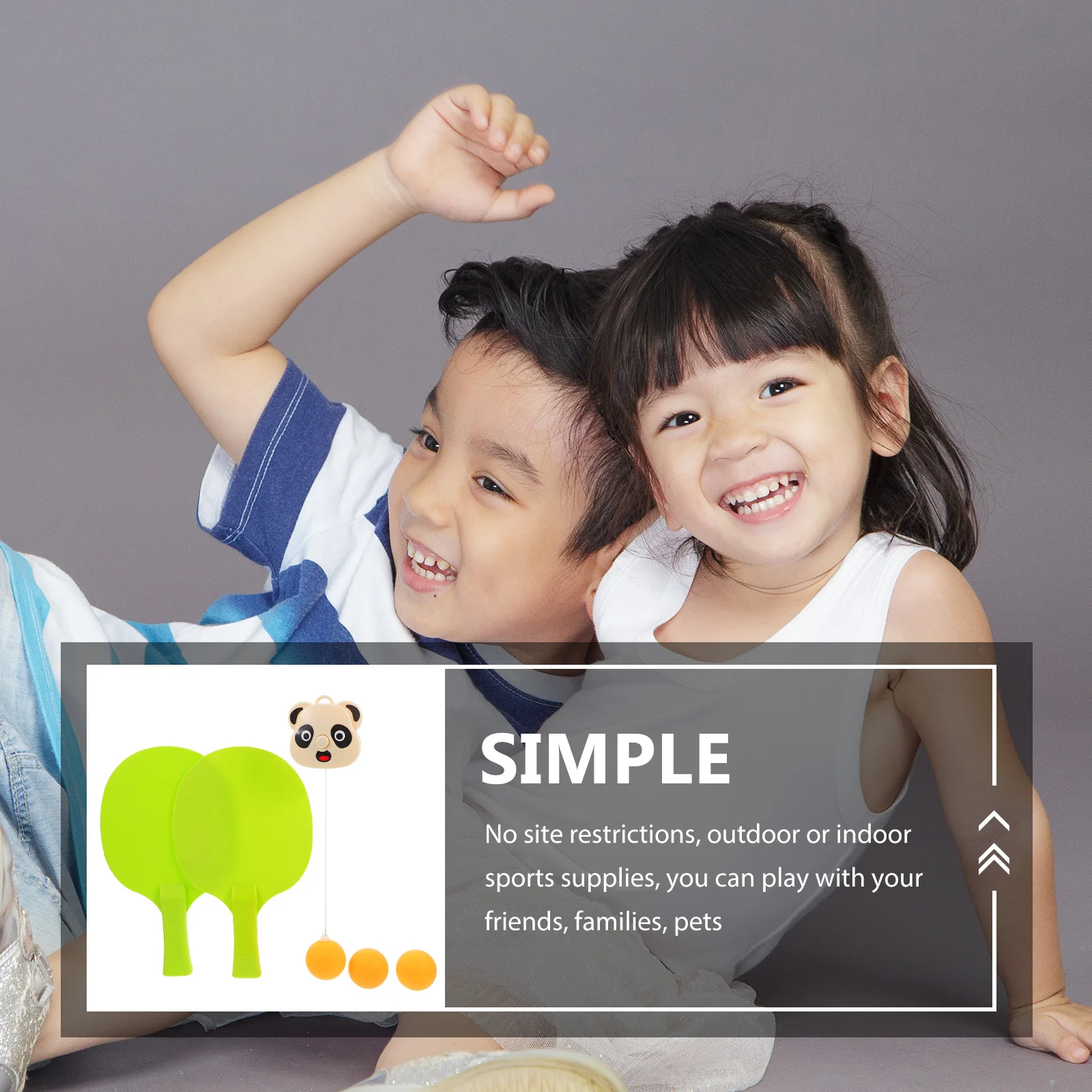 

1 set Table Tennis Trainer Kids Indoor Hanging Racquet Abs Durable Training Parent Child Interactive Sports Equipment Exercising