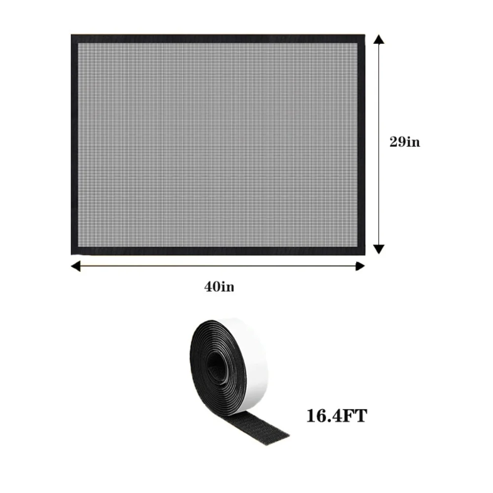 Fireplace Safety Barrier Mesh Spark Screen Heat Resistant Protective Fence For Child Indoor Home Fireplace Protection Accessory