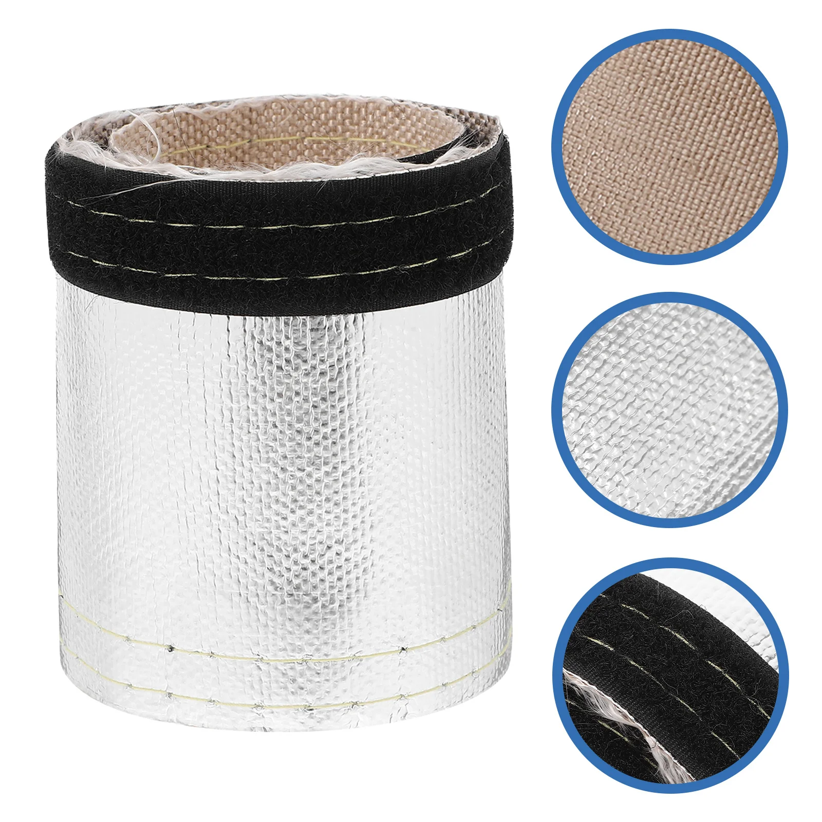 

Insulation Wire Hose Heat Shield Sleeve High Temp Exhaust Wrap Automotive Protection Barrier Fuel Line Heat Shield Sleeve