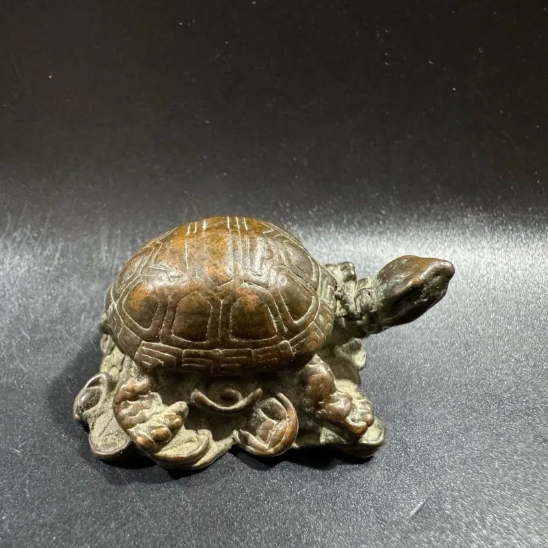 Chinese Feng Shui Money Turtle Figurine Desktop Ornament Miniature Resin Tortoise Statue for Car Home Office Desk Decoration