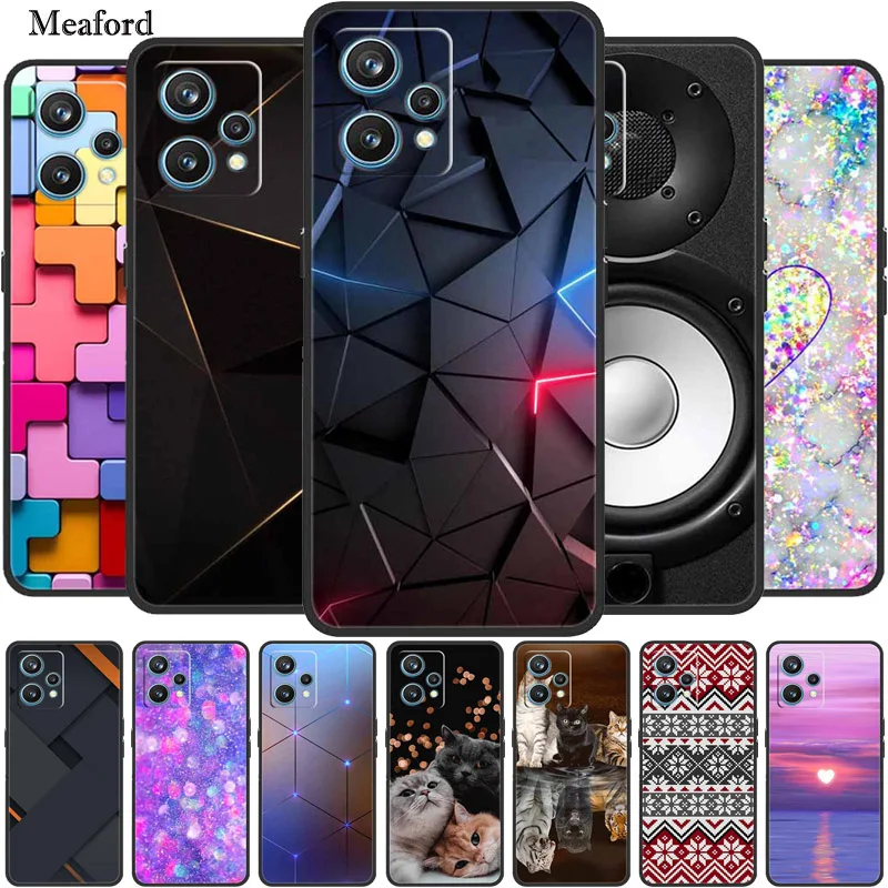 

For Realme Q5 Phone Back Case Realme Q 5 pro Cartoon Silicone TPU Soft Cover Case For Realme Q5 Pro RealmeQ5 Fashion Cool Funda