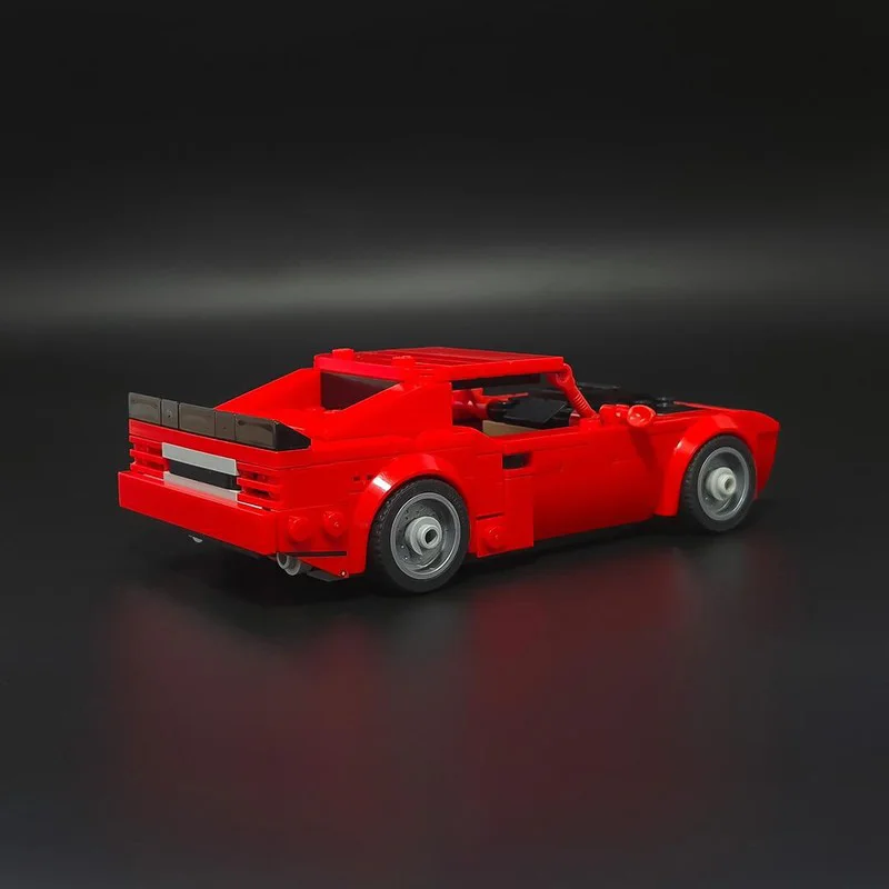 252 PCS Racing Car 76934 Plymouth Barracuda MOC Customize Modular Building Block Technology Kids Brick DIY Toy Christmas Gift