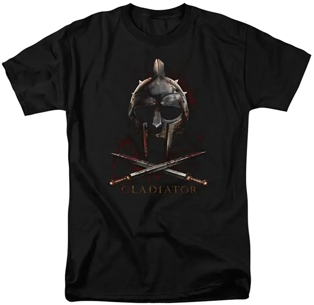 Gladiator Historical Drama Ancient Rome Movie Helmet Mens T-Shirt.New S-5XL Summer Cotton Short Sleeve O-Neck Unisex T Shirt .