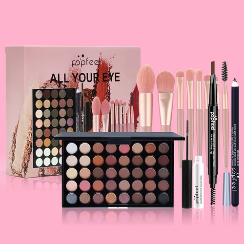 POPFEEL Set completo de regalo de maquillaje festivo: sorpresa perfecta para amigos y familiares, fácil de usar para una transformación impresionante.