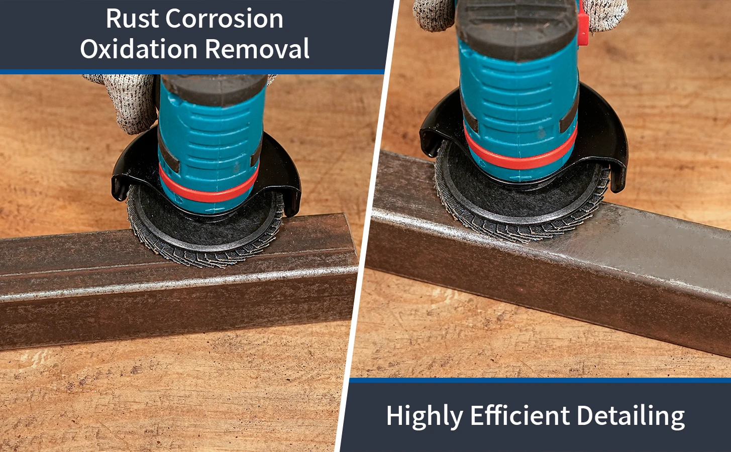 NuoDunco 3 Stück 75 mm flache Fächerscheiben 3 Zoll Schleifscheiben Mini-Winkelschleifer-Zubehör Schleifscheiben zum Polieren von Metall und Holz – Detail 8