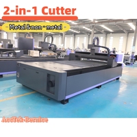 Hot Sale  CO2 + fiber combined laser cutting machine and Heavy duty laser cutter for Metal 1500w 2000w 3000w