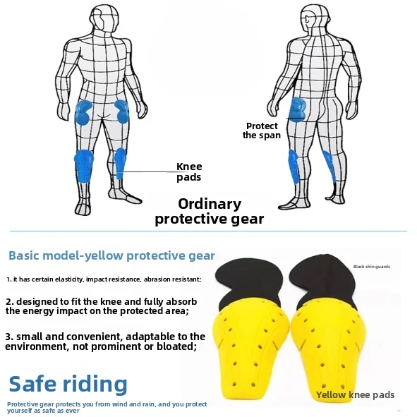 Motorcycle winter riding jeans with fleece inside, single wear, non cold, wear-resistant, anti fall, windproof velvet jeans
