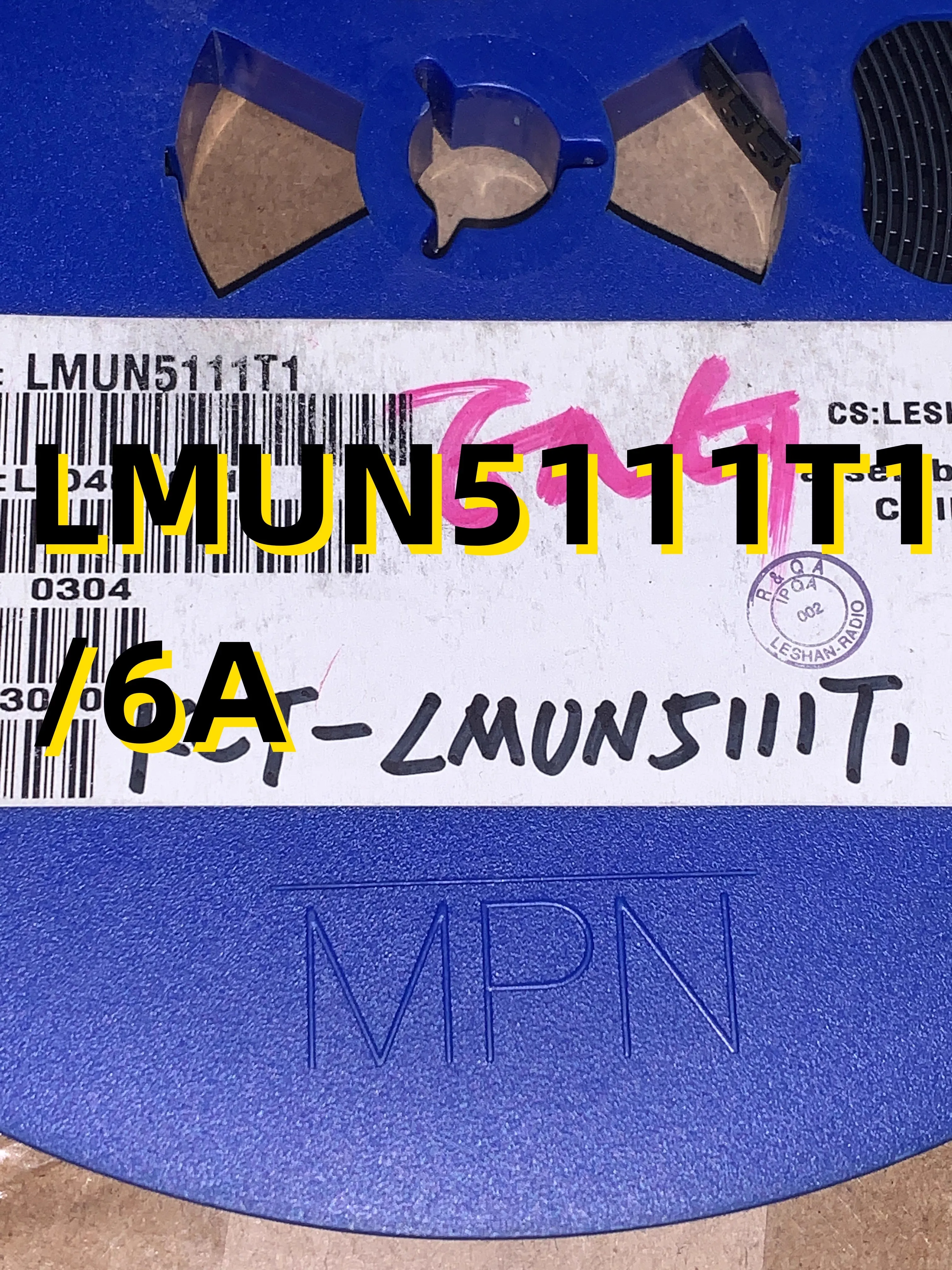 100pcs LMUN5111T1/6A 03+ SOT323