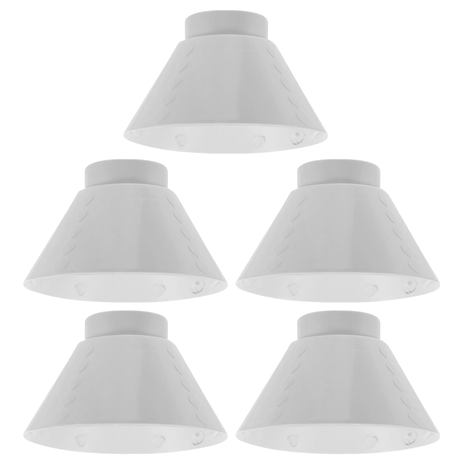 

5 Pcs Screw Light Head Lamp Shade Replacement Shades Hanging Ceiling Lampshades Protection