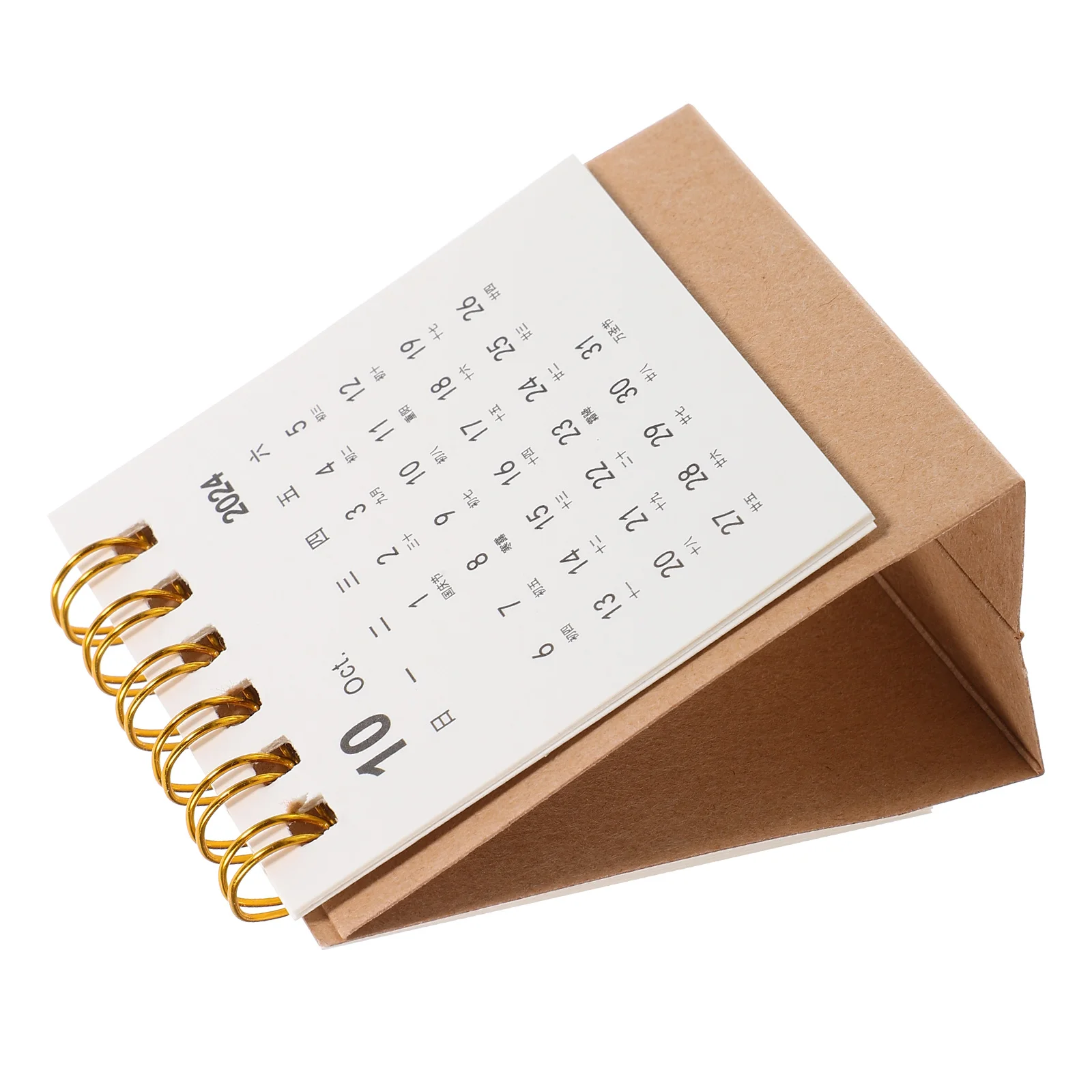 Office Decor 2024 Desk Calendar Stand Month Note Standing Small Household Daily Monthly Desktop