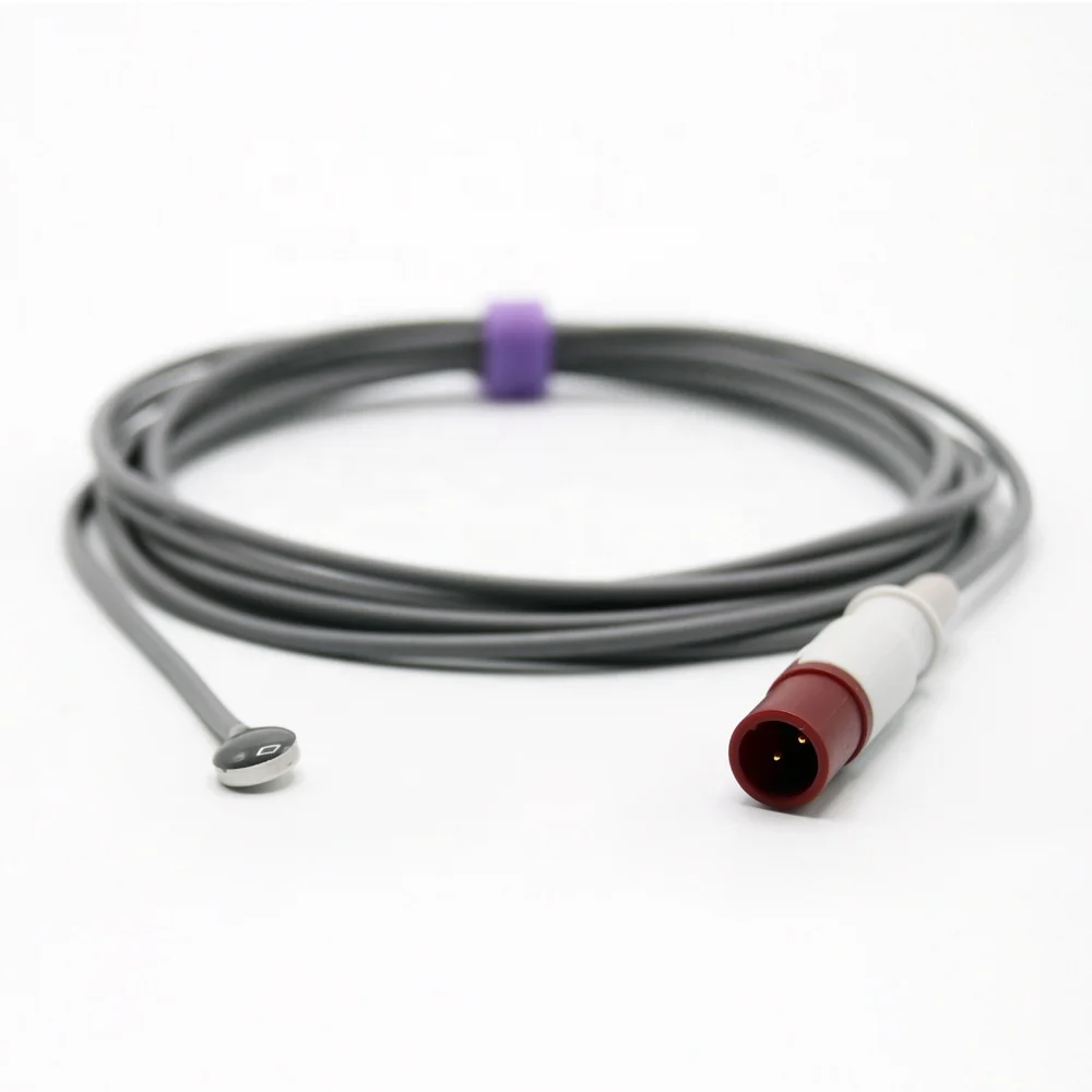 Compatible with 989803203571, 21076A Adult Skin Temperature Probe Sensor 2 Pins 3.0m