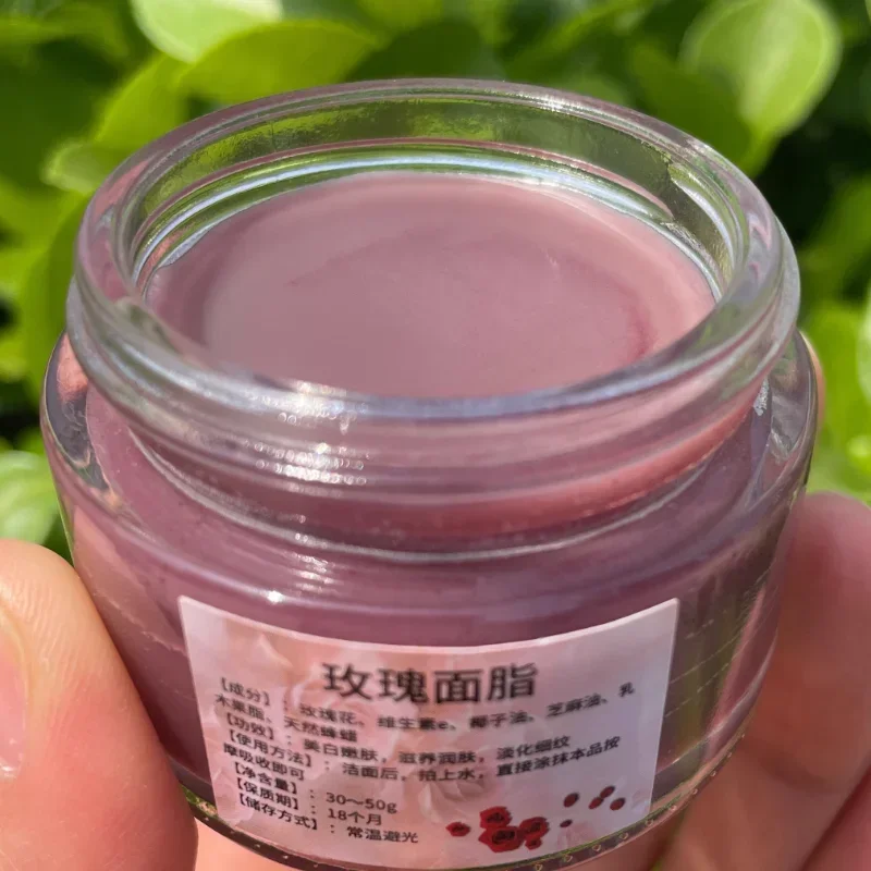 Rose Facial Cream Nourishing Lightening Fine Lines anti-wrinkles Moisturizing Improves Roughness Dullness Anti-aging Skin Care