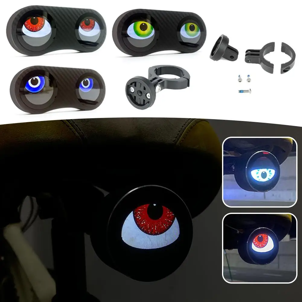 

APP Control DIY GIF Motor Devil Eye Light USB Rechargeable Long Time Lasting Wireless Design Built-in Battery Customizable