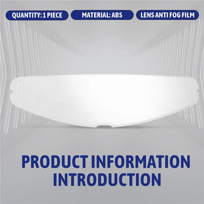 AB96-オートバイヘルメットバイザーフィルム防曇 HJC C70 FG-17 FG-ST Is-17 HJ20M レンズ防曇フィルムオートバイアクセサリー
