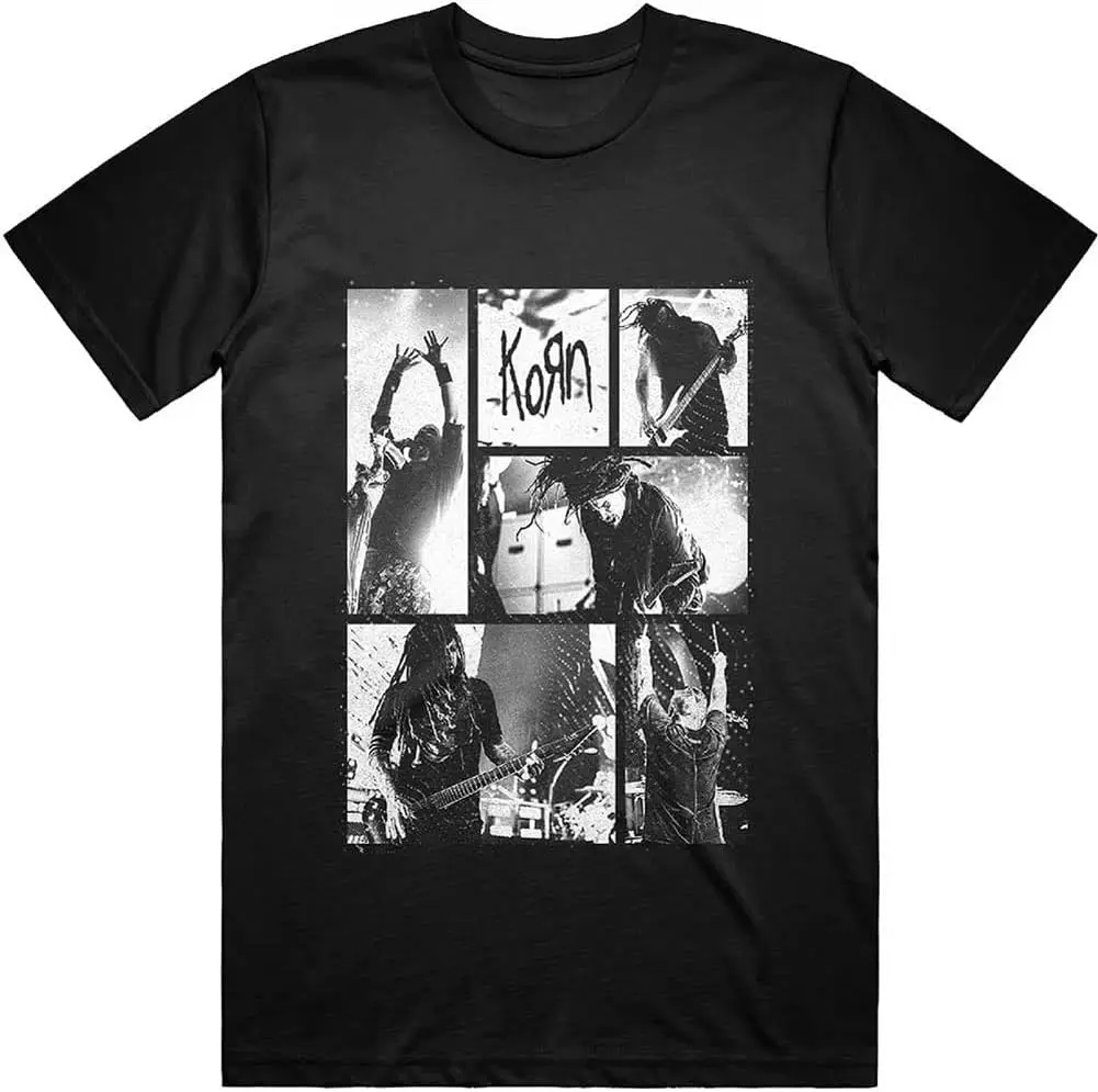 

Футболка Korn 'блоки (черная) (x-Large)