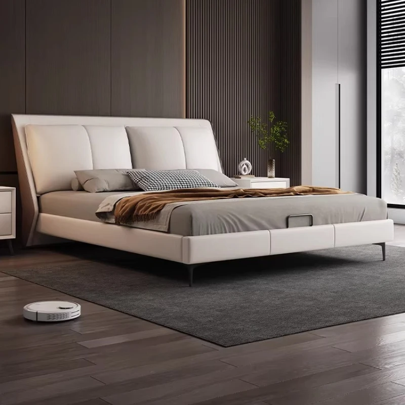 Safe Simple Bed Headboards Modern European Girls Children Double Luxury Bed Design Sleeping Letto Matrimoniale Unique Furniture