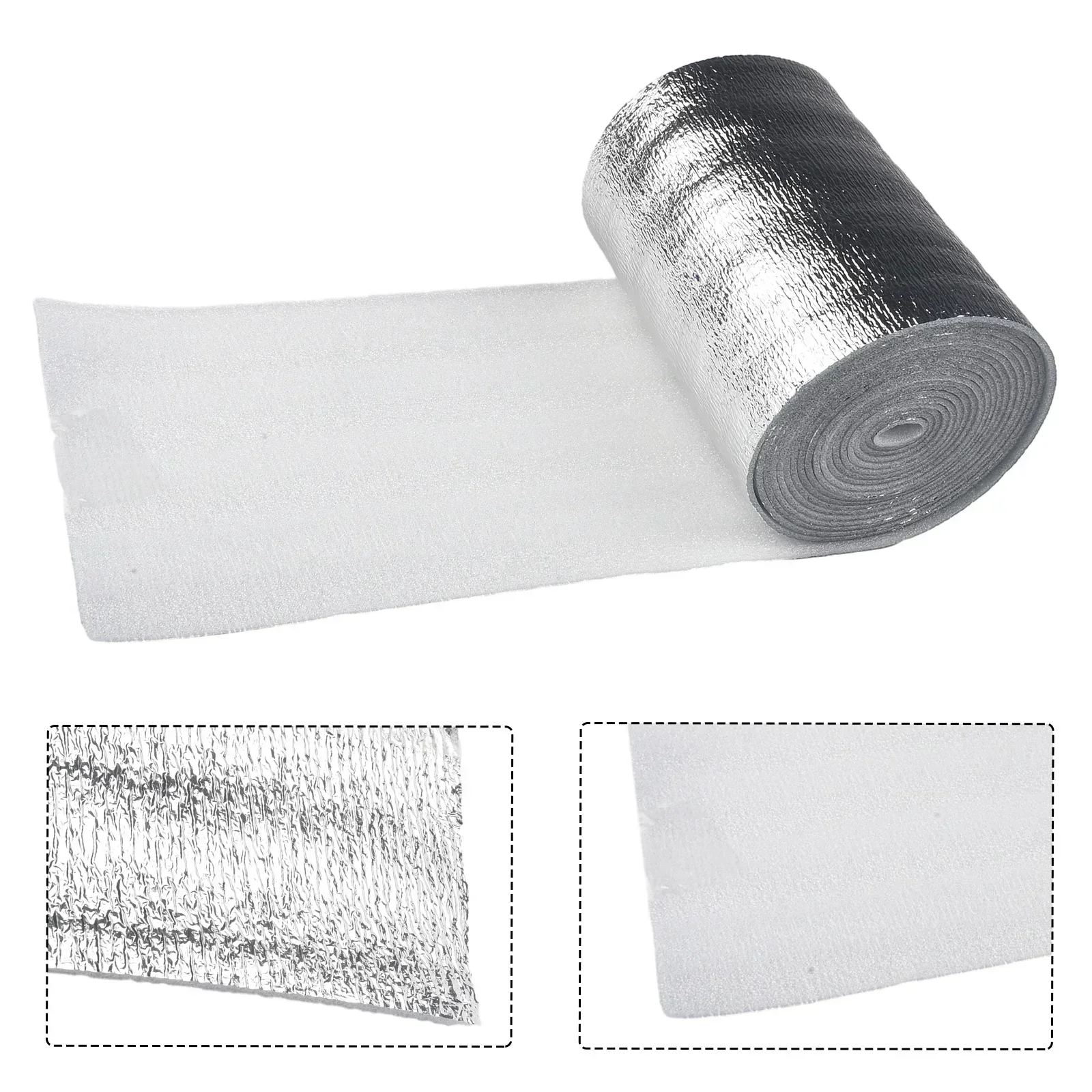 1roll Of Radiator Reflective Film Multi-function Aluminum Foil Thermal Insulation Film For Home Apartment Easy Installation