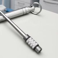 Portable Multifunctional Toothpick Bottle Titanium Outdoor Fruit Fork Camping Tool Toothpick Tube Stronger Than Dental Floss