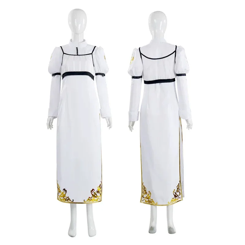 게임 DMC 4 키리 데빌 코스프레 메이 크라이 의상 여성용 흰색 드레스 유니폼 할로윈 파티 소녀 의류