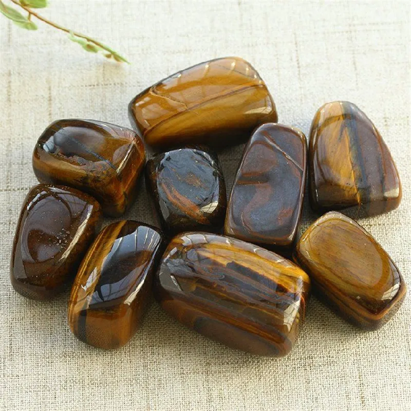 5cm Natural Tiger Eye Beads Healing Yoga Reiki Bead Loose Spacer Beads for Jewelry Making DIY Necklace Bracelet Earrings 1pc