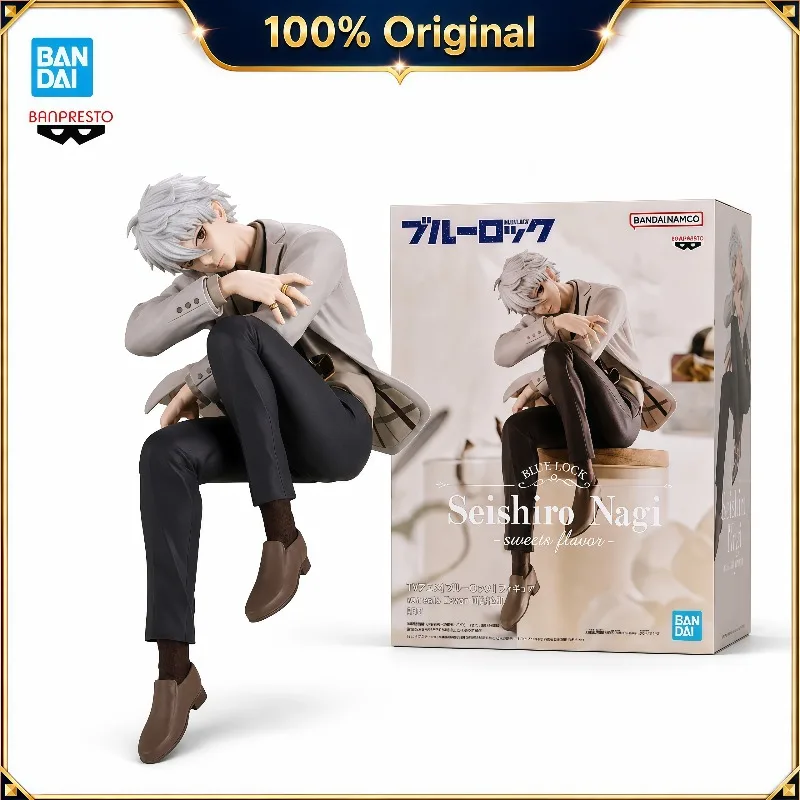 100% Original Banpresto Blue Lock Seishiro Nagi Sweets Flavor Anime PVC Collectible Figure Desktop Home Room Decor Gift In Stock