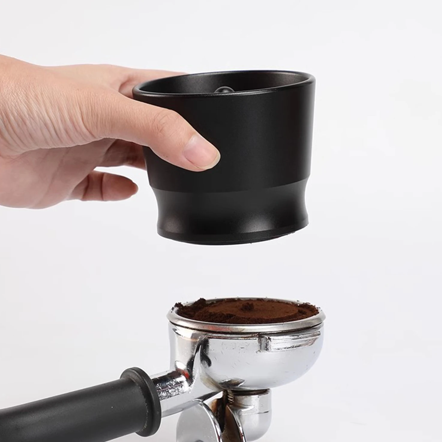 Coffee Dosing Cup 51/58mm Aluminum Alloy Espresso Dosing Funnel Brewing Bowl Portafilter Dosing Ring Coffee Accessories