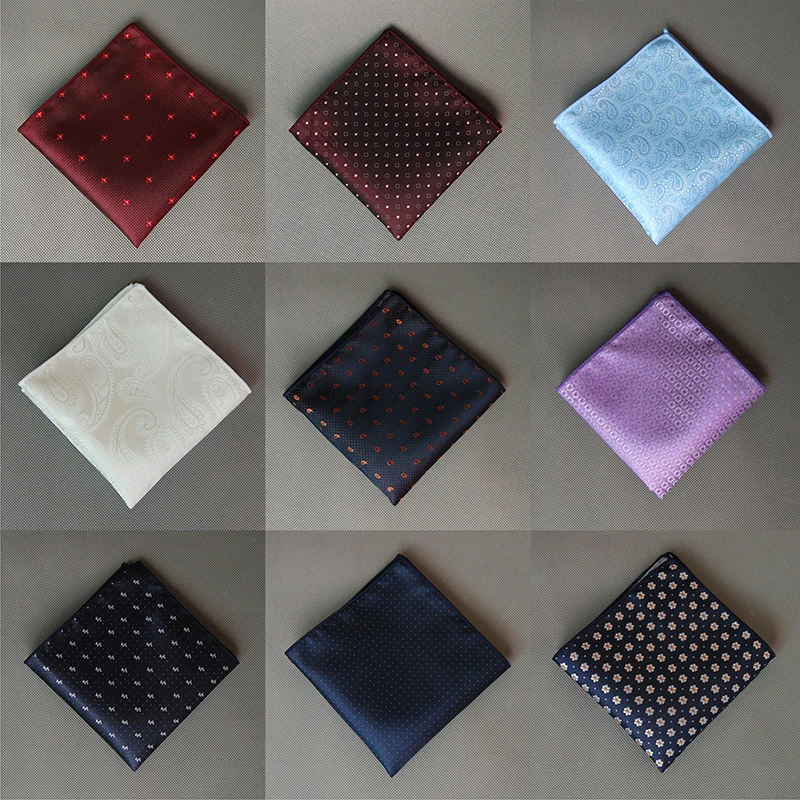 Suit Pocket Square For Men Chest Towel Wedding kerchief Gentlemen Hankies Men\'s Bandanna Handkerchief Pocket Towel