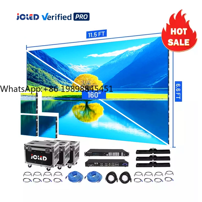 

Outdoor 3x3 P3.91 Rental Led Video Wall Stage Background Panel Portable 12 Sqm 3.9mm 2.9mm Dj Booth Church Led Screen for Event