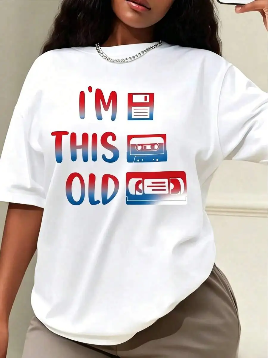 Autumn And Winter Women's Oversized Funny Retro 