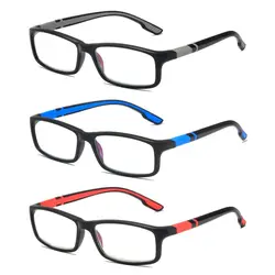 Unisex Sports TR90 Reading Glasses Blue Light Blocking Presbyopia Eyeglasses Men Women Hyperopia Optical Eyewear Glasses+100+400