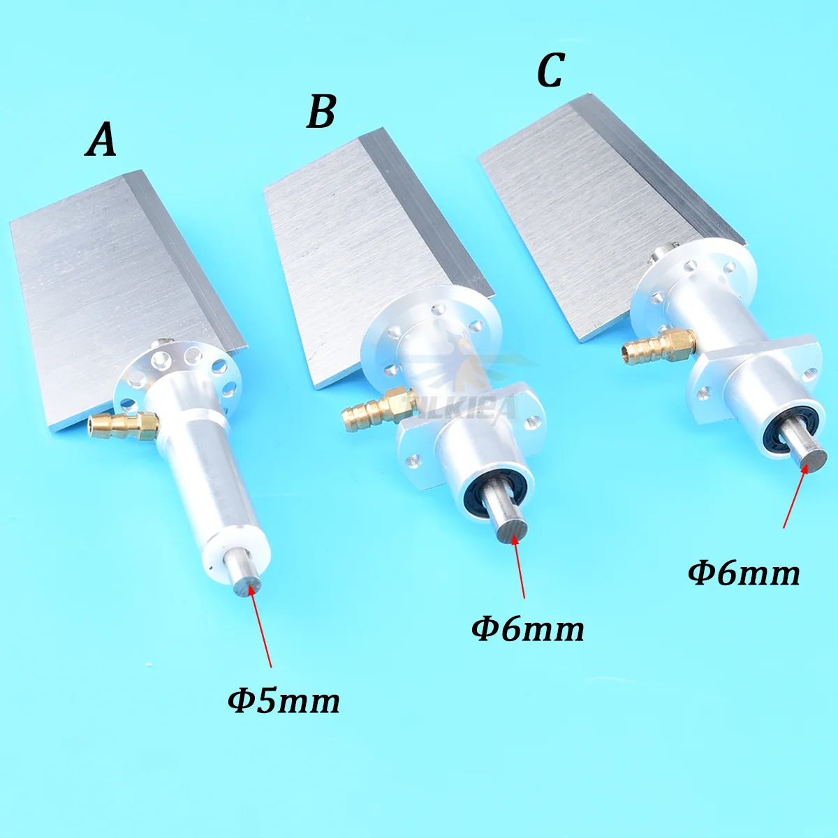 FSR-V الدفة المياه المعدنية عجلات القيادة تصاعد قوس عدة 70 مللي متر الدفة مع ذراع الروك المؤازرة لقارب سباق غاسو RC