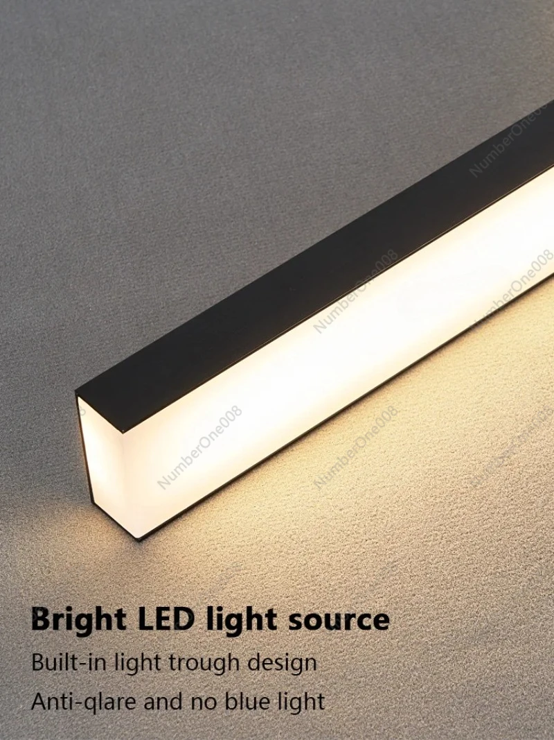 ثريا مطعم جديدة حديثة وبسيطة لطاولة غرفة الطعام وأضواء شريطية طويلة ومصابيح متدلية بتصميم إبداعي