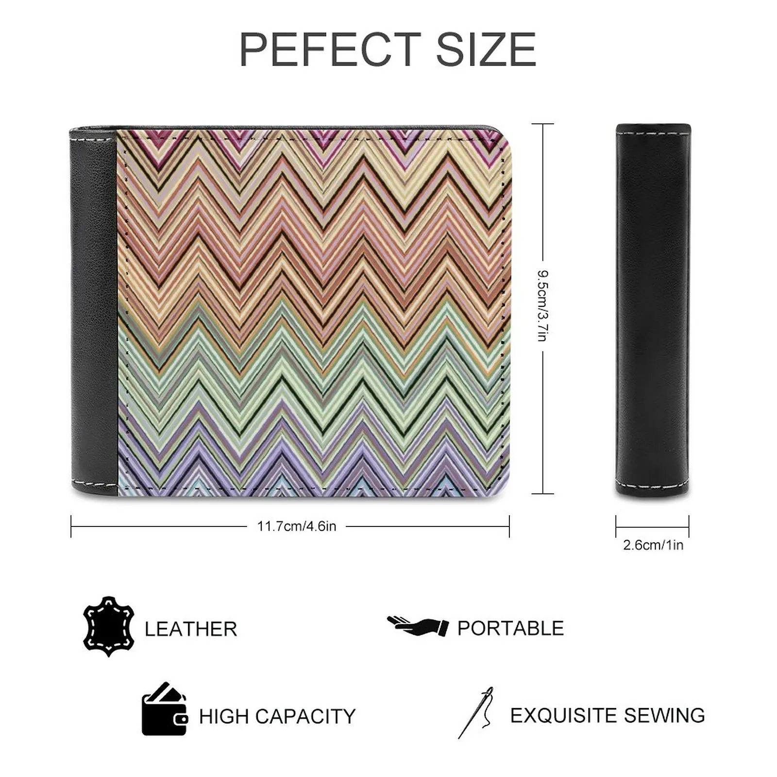 Home Decor Men's Wallet Leisure Travel Lightweight Portable Wallets Short Style Male Purse Geometric Fashion Home Personalized