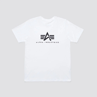 American ALPHA Α Coefficient Industrial Classic Round Neck Trendy Brand Short-sleeved Men's and Women's Niche Breathable T-shirt
