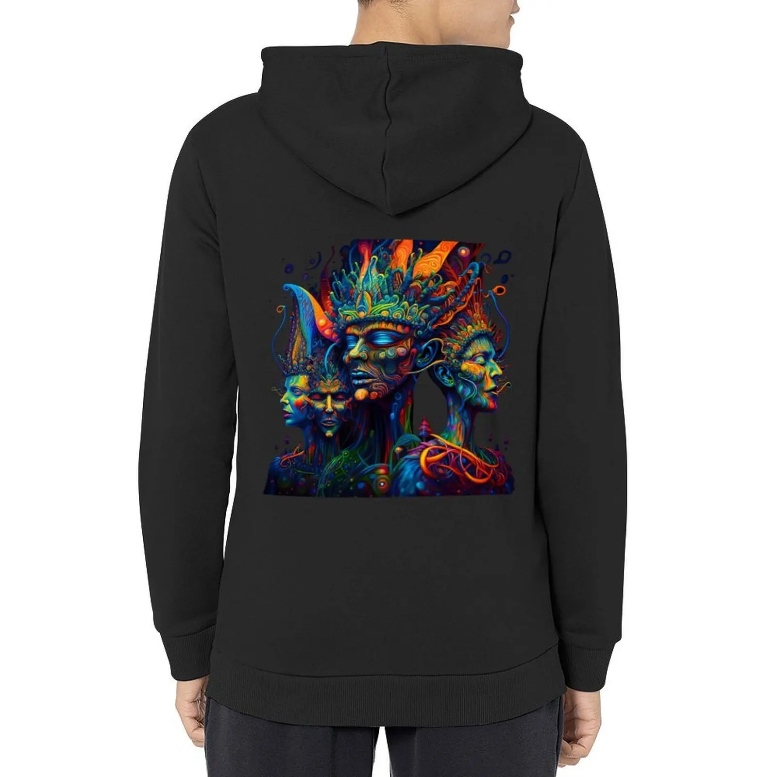 

Trippy DMT Elves Hoodie autumn jacket men winter clothes korean clothes hooded shirt oversized hoodie