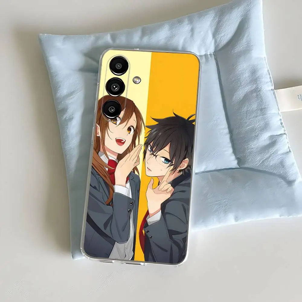 حافظة هاتف أنيمي H-Horimiya لهاتف سامسونج S30,23,21,22,20, FE lite,S10,9,8,7 PIus Note20 Ultra شفافة #3