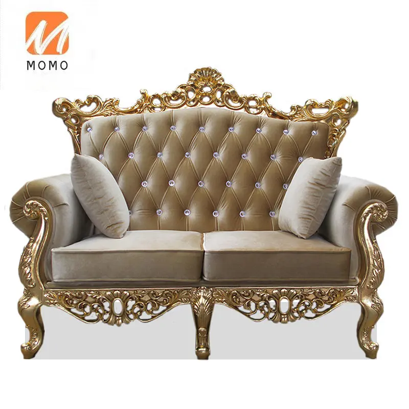 

factory sale high quality double seat luxury sofa