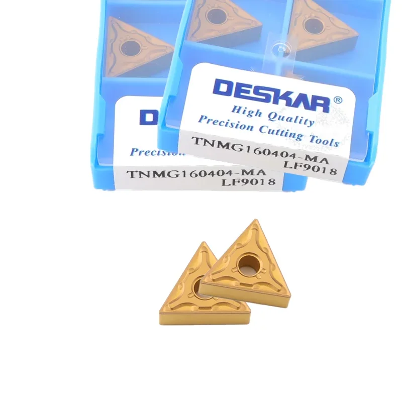 

DESKAR turning tool TNMG160404-TM -CQ -HQ TNMG160408-MA -MT -CM LF9018 carbide insert for processing steel