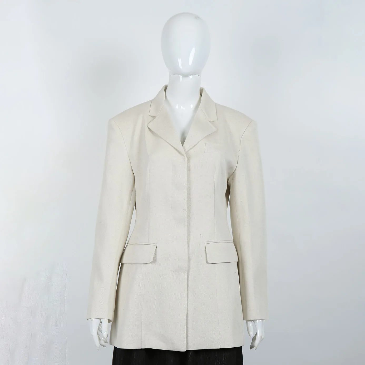 

2025 однобортный пиджак женский из полиэстера, роскошная уличная одежда на осень-зиму для офиса и ужина, куртка