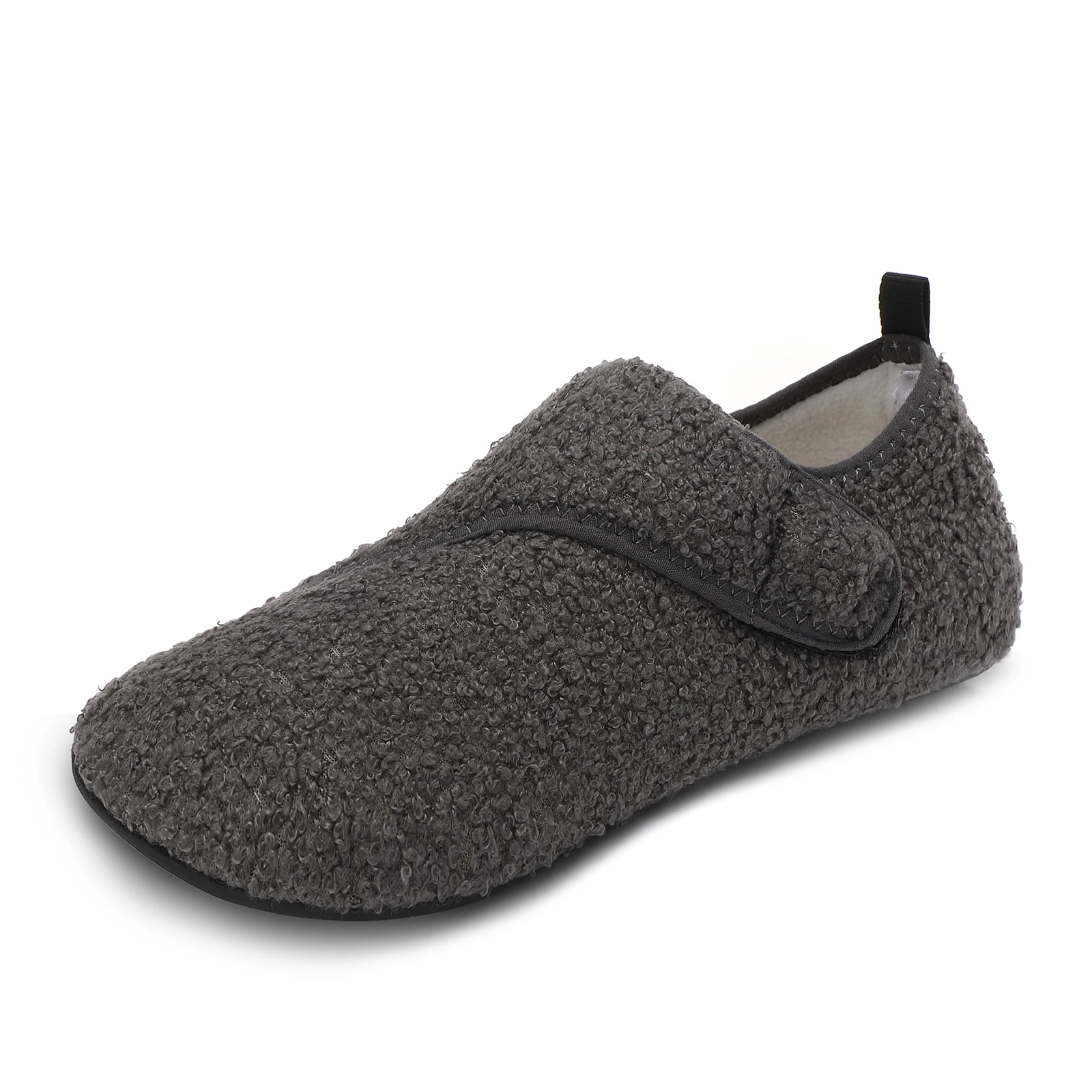 أحذية قطنية شتوية للرجال شباشب دافئة سهلة الارتداء للأطفال خفيفة الوزن للأزواج من القطيفة لغرفة النوم والمنزل أحذية بدون كعب شتوية دافئة على الأرض