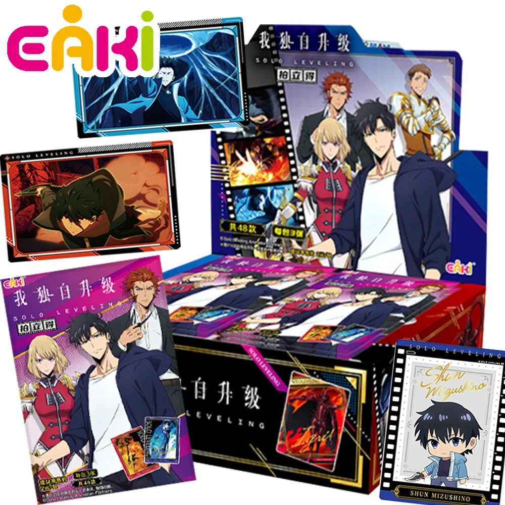 Original Eaki Solo Leveling Polaroid Collection Cards Fantasy Battle Anime Comics Characters MR UR SSR Cards Birthday Party Gift