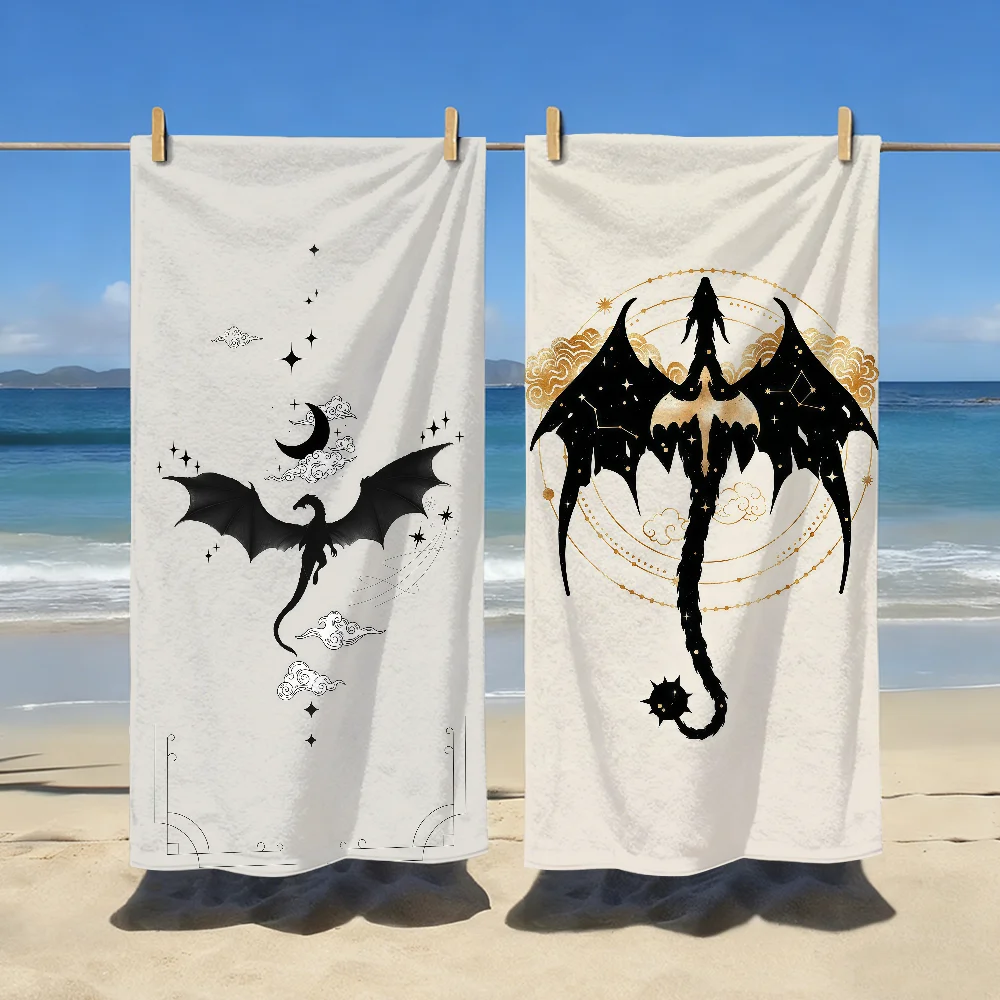 Book Fourth W-Wing Novel Towel Sports Quick Dry Travel Camping Gear Sandproof Soft Light Large Beach Towel