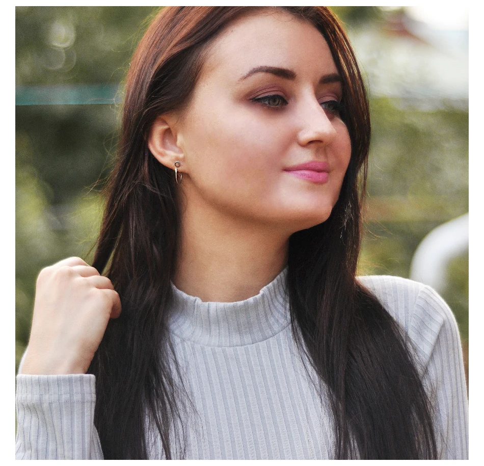 e-Manco Korean Style Stud Earrings for Women Stainless Steel Earring Summer Simple  Fashion Jewelry  Gifts
