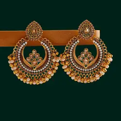 2023 Boho Indian Jhumka Earrings Afghan Ethnic Drop Earring For Women Gold Silver Color Bell Ladies Indian Earring Jewelry Gift