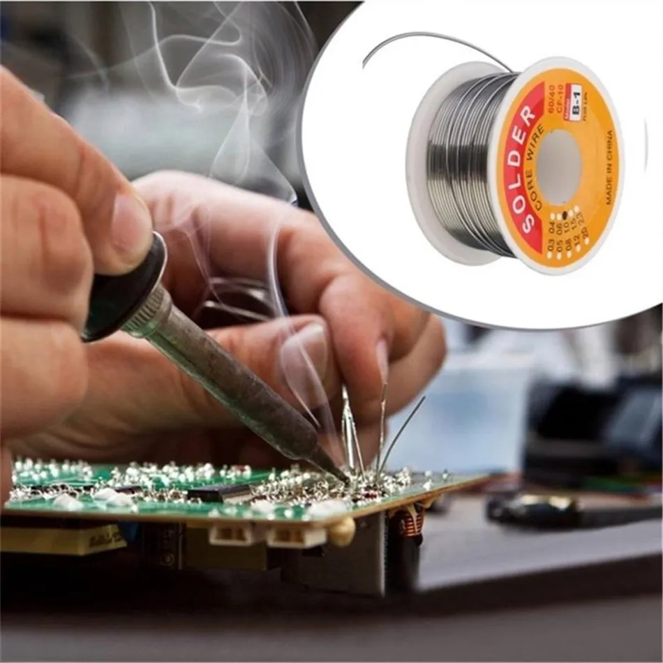 0.5ミリメートルスズ鉛はんだワイヤ溶融ロジンのコアはんだワイヤー100グラム