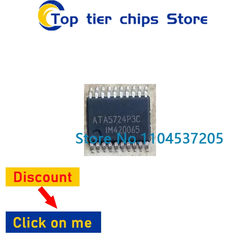 5pcs/lot ATA5724P3C ATA5724P3 ATA5724 TSSOP20