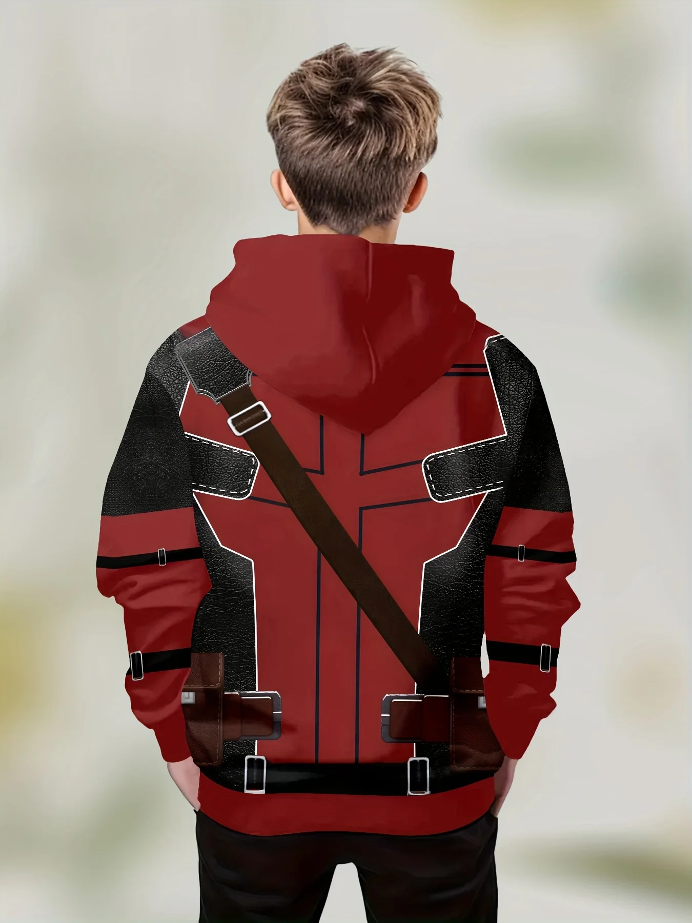 Kinder Kleidung Jungen Hoodies Langarm 3D Druck Kinder Frühling Herbst Kleidung Casual Stilvolle Outdoor Jungen Kleidung Pullover Tops – Detail 12
