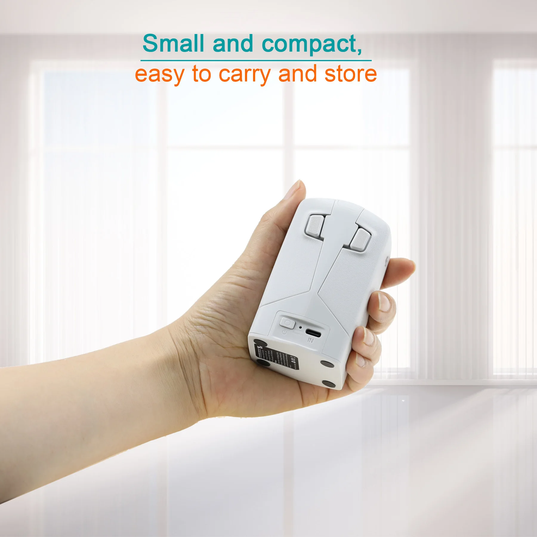 محطة شحن محمولة مدمجة لطائرة DJI Flip Drone Dual Port شاحن سريع بتلر ملحقات السفر العالمية مؤشر LED