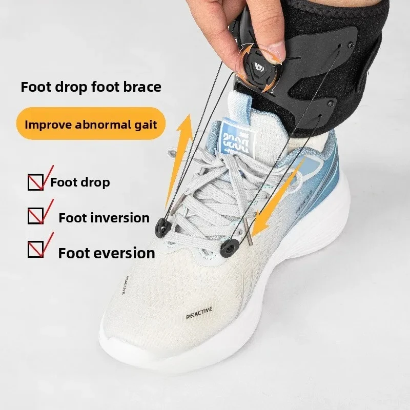 

Ортопедический корректор для стопы при отвисающей стопе, варусной/эктроупной деформации, для реабилитации после инсульта и гемиплегии, с поддержкой голеностопного сустава и функцией вытяжения